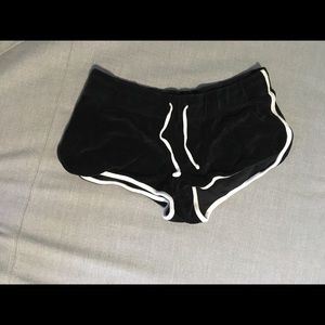 Xhiliration Velvet Shorts size L